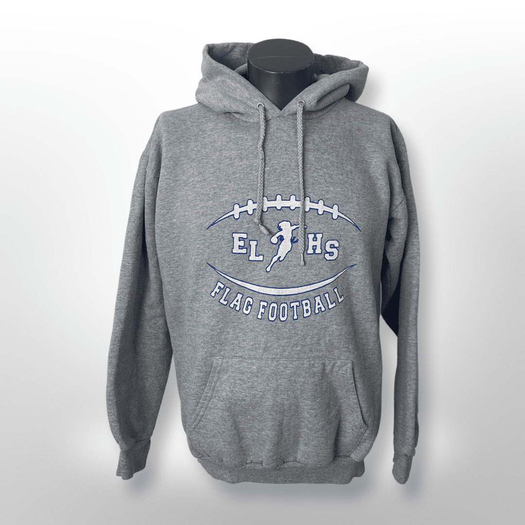 University Hoodie " East Lake High School Flag Football" Gr. M