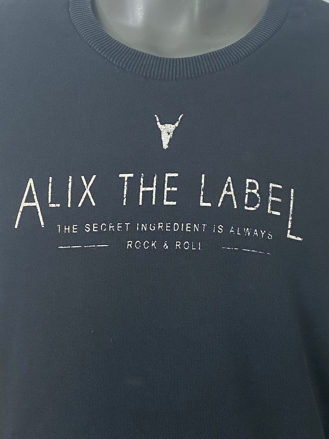 Logo Sweater "ALIX - the Label" schwarz Gr. M