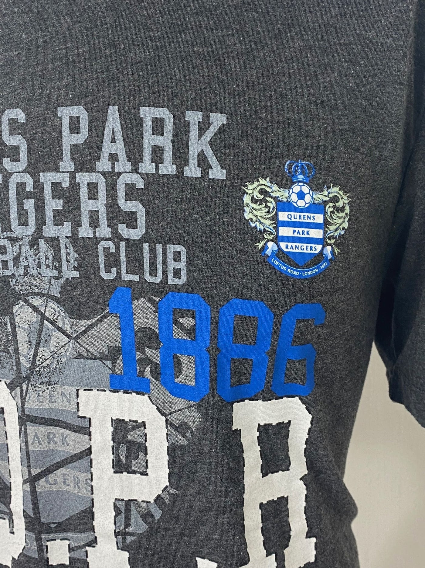 Shirt "Queens Park Rangers Football Club London" grau Gr. L