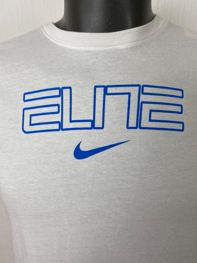 NIKE Logo Shirt "ELITE Swoosh" weiß Gr. XL