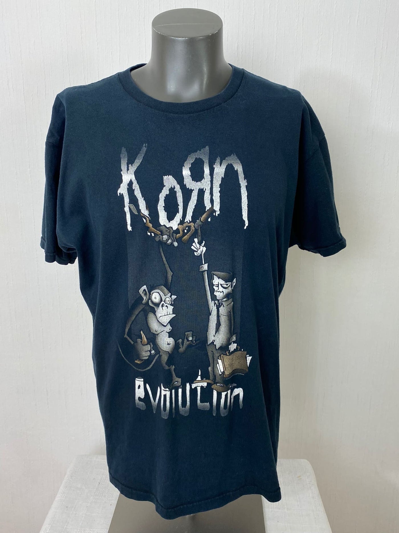 Band Shirt "KORN - Evolution" (2007) blau Gr.XL