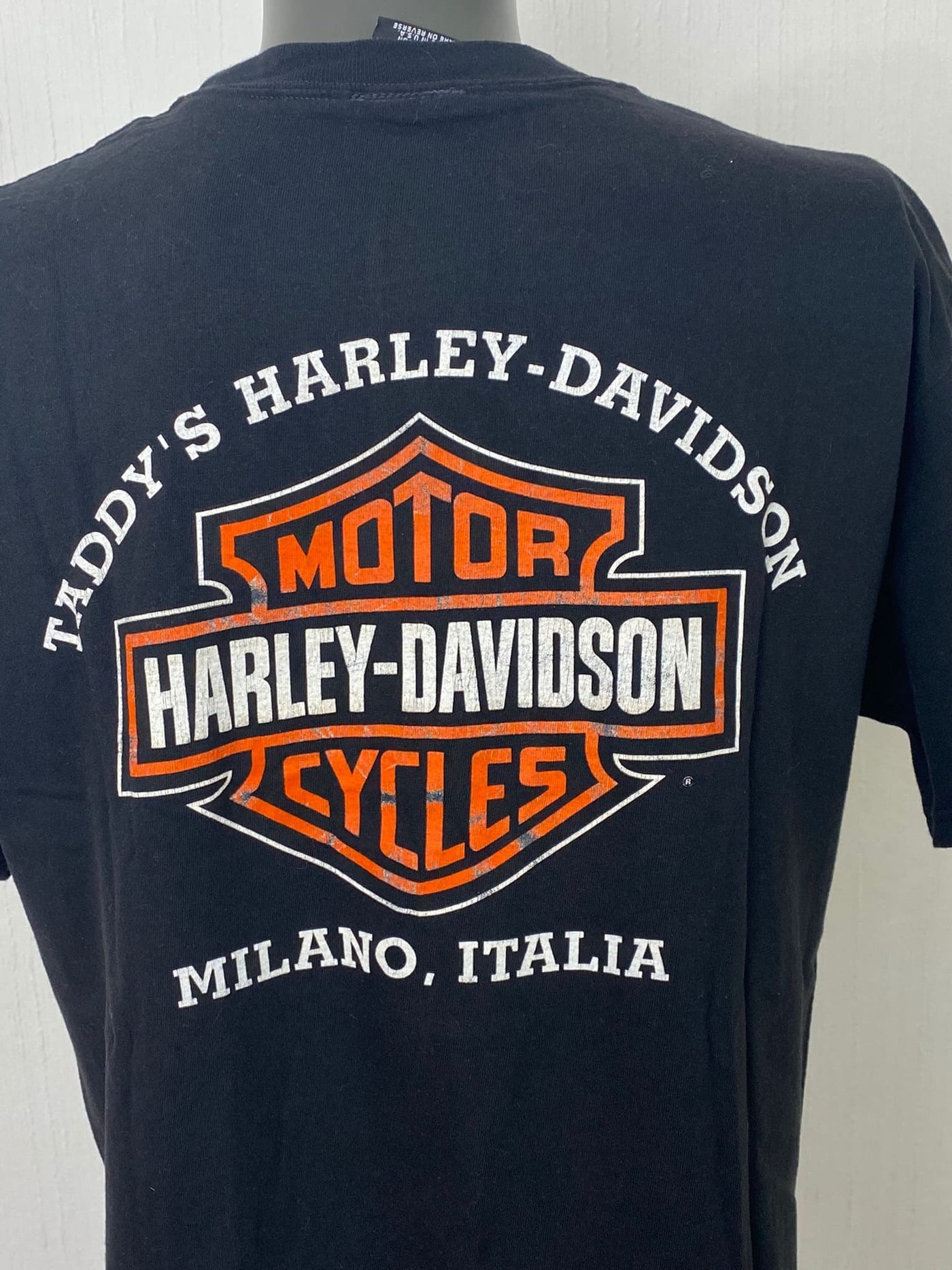 VINTAGE Harley Davidson Shirt "MILANO (2005)" Gr. L