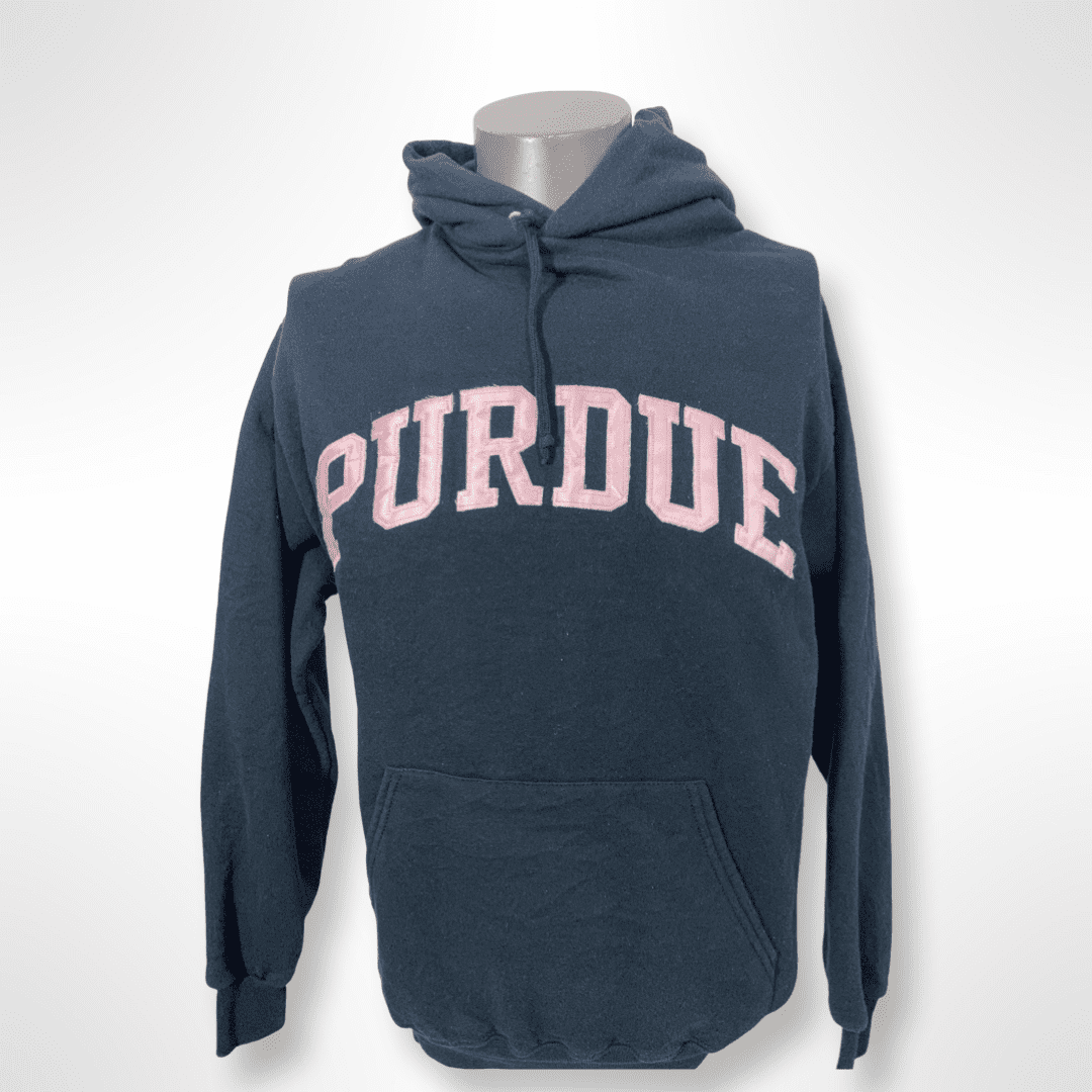 University Spellout Hoodie PURDUE blau Gr. M