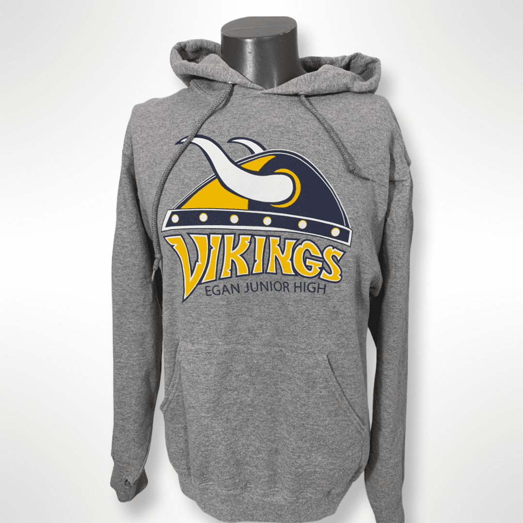 University Hoodie Jerzees "VIKINGS Egan Junior High Los Altos"  Gr. M