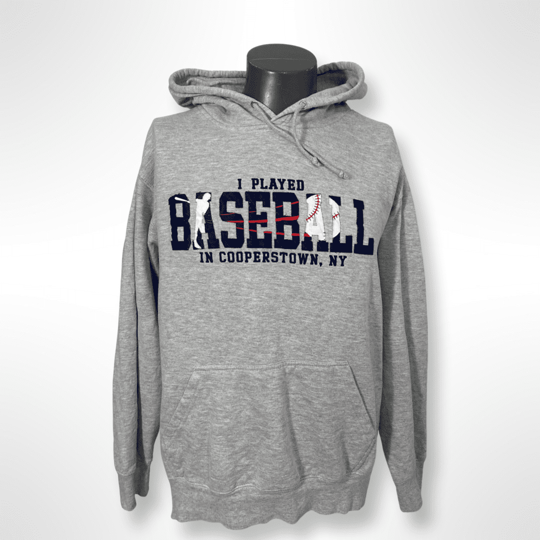 USA Hoodie "Baseball - Cooperstown, New York" embroidered Gr. L