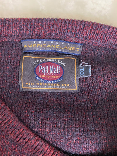 Vintage Pall Mall "American Classics" Logo Pullover Gr. XXL