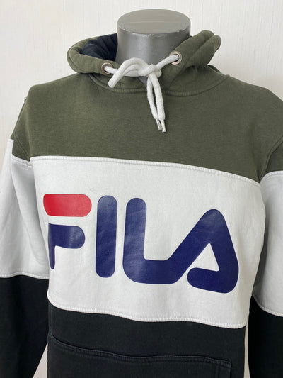 FILA Logo Hoodie gestreift Gr. XL