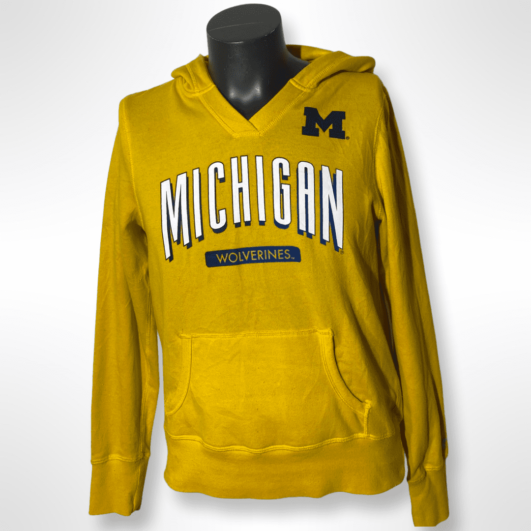 USA University Hoodie Football "Michigan Wolverines"  Gr. S