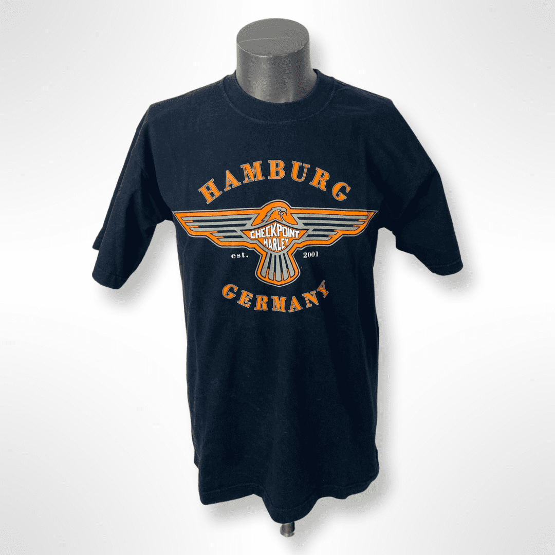 Harley Davidson Shirt "Checkpoint Harley - Hamburg" Gr. L