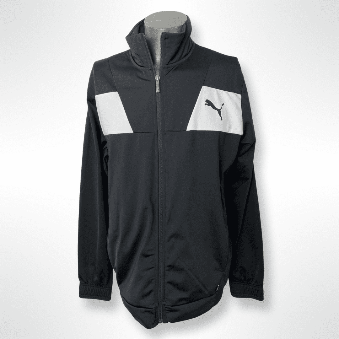 Puma Tracksuit Full Zip Logo schwarz Gr. L