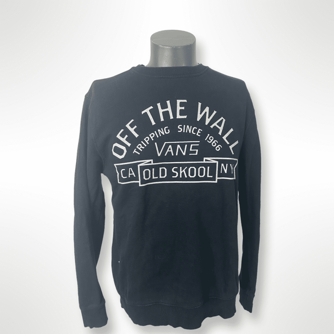 VANS Graphic Sweater "Off the Wall - OLD SKOOL" schwarz Gr. M