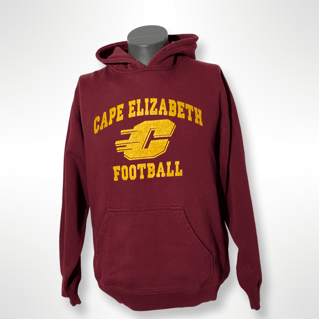 Vintage USA University Hoodie "Cape Elizabeth Football"  Gr. S