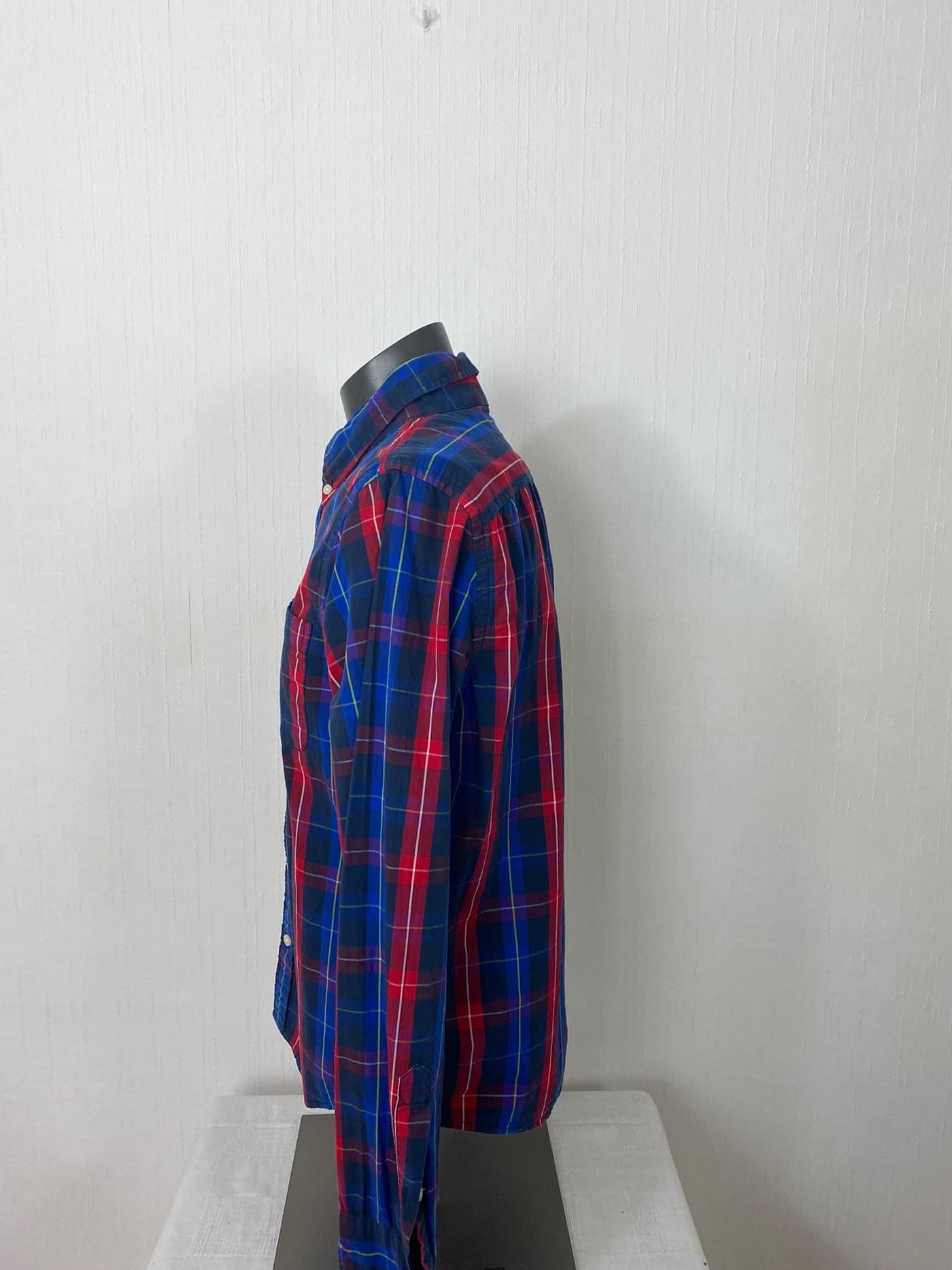 Hollister Hemd (Langarm) rot blau kariert Gr. L