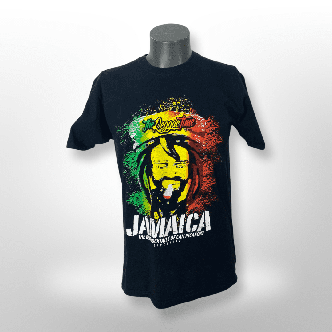 Bob Marley Shirt "Reggae Time Café Jamaica " Gr. M