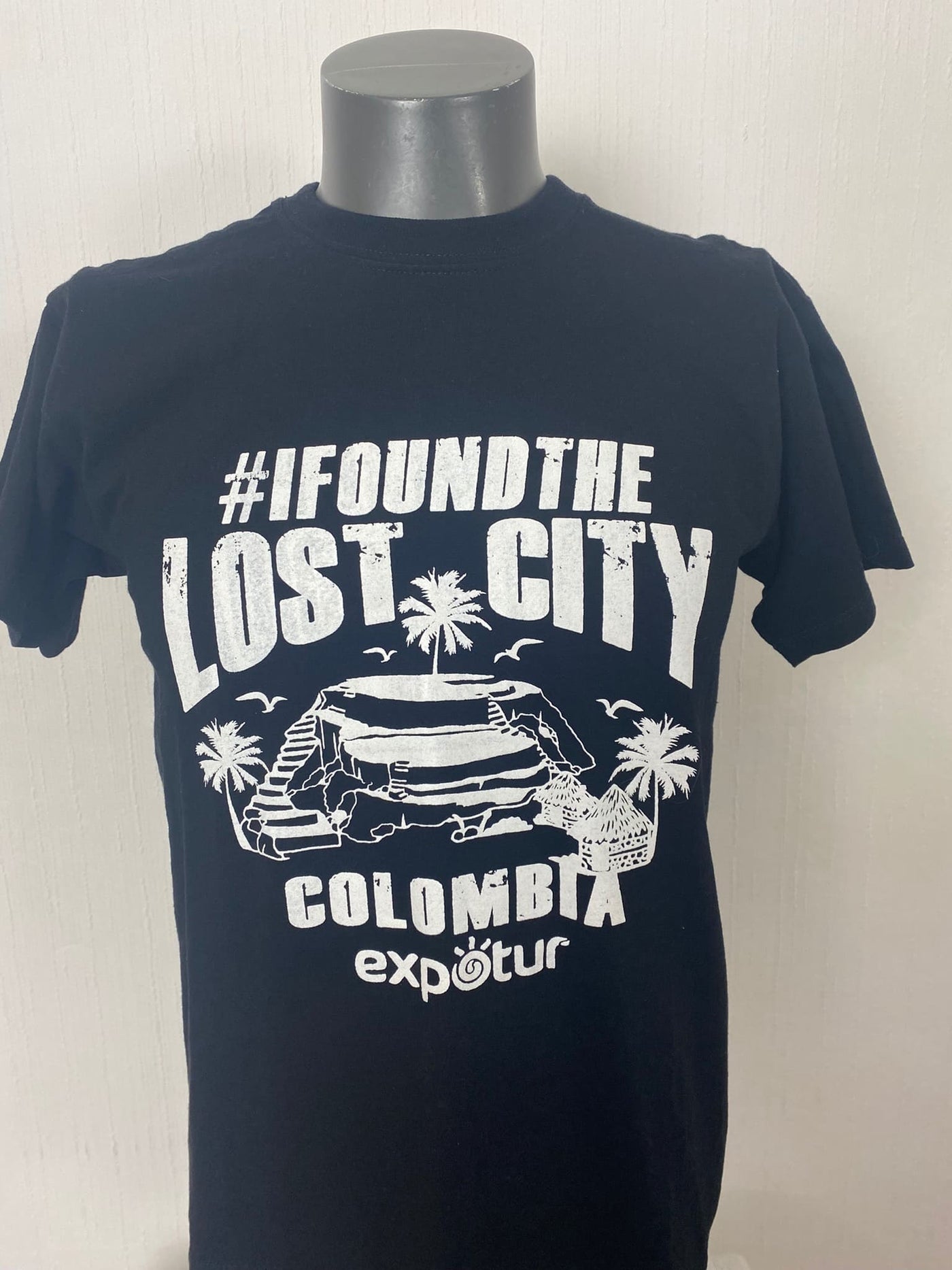 T-Shirt "I found the Lost City - Colombia" Kolumbien Gr. M