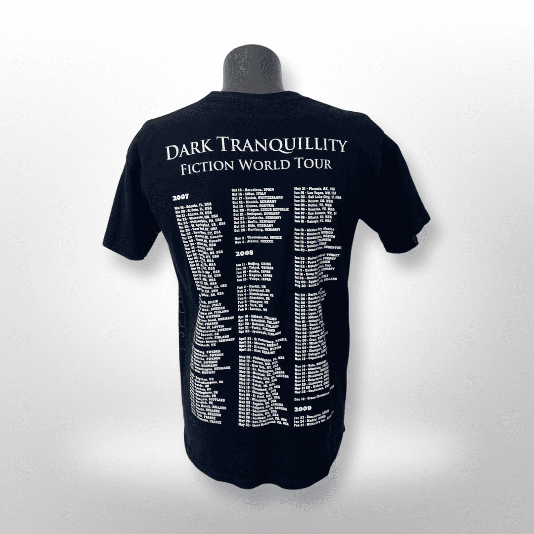 Vintage Band Shirt "Dark Tranquility Fiction World Tour 2007" Gr. M