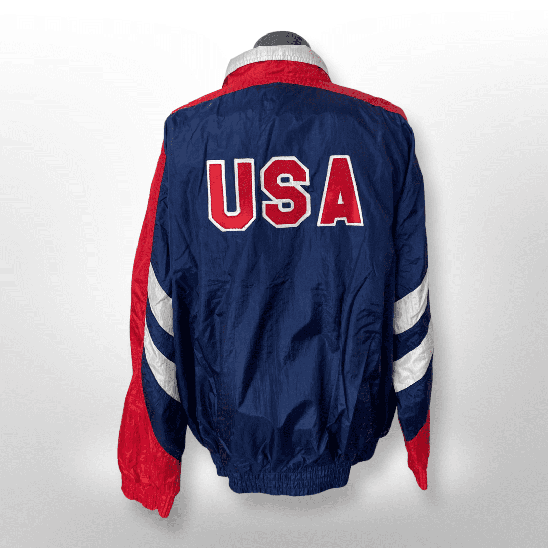 True Vintage Speedo Tracksuit Jacke Team USA Gr. XL