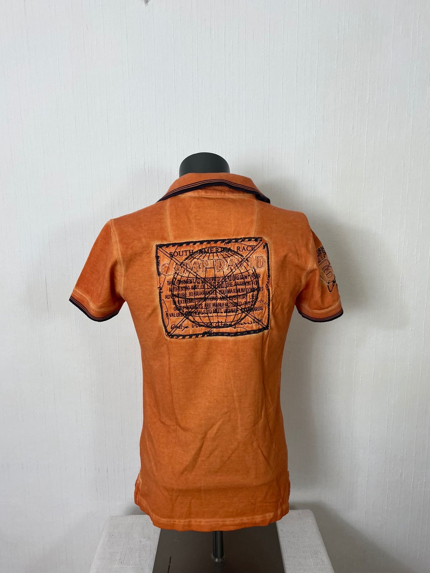 Camp David Polo Shirt orange Gr. S