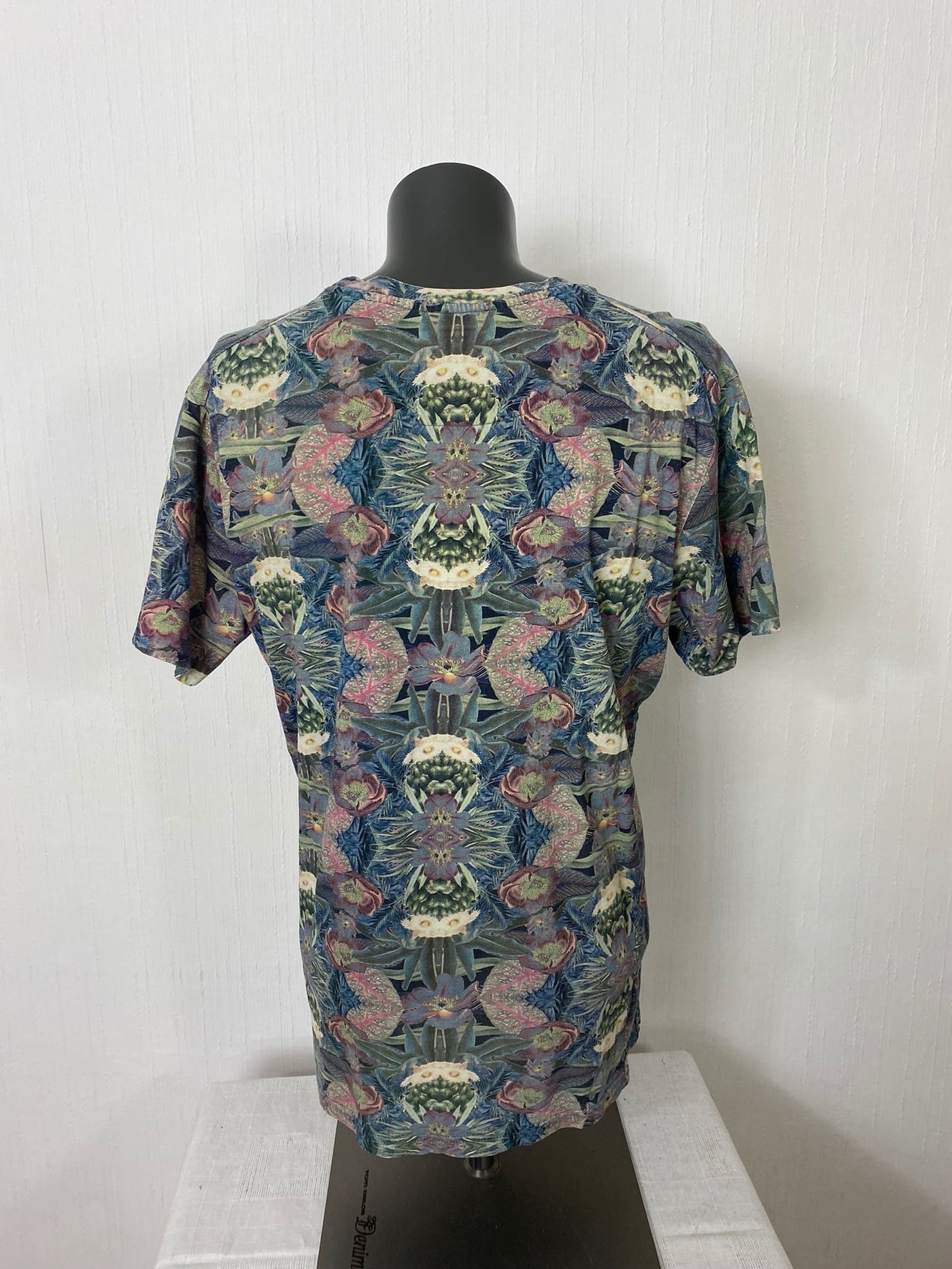 Shirt "Life is a Joke" Allover Print Psychedelic Gr. XL